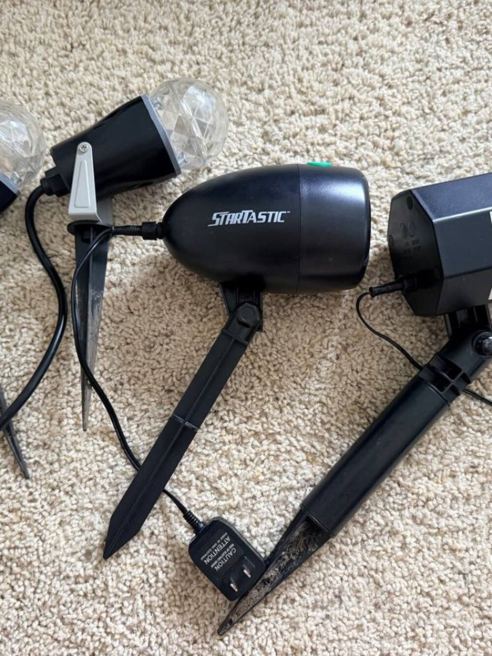 The set is pre-owned and has visible dirt, dust, and signs of outdoor/storage us